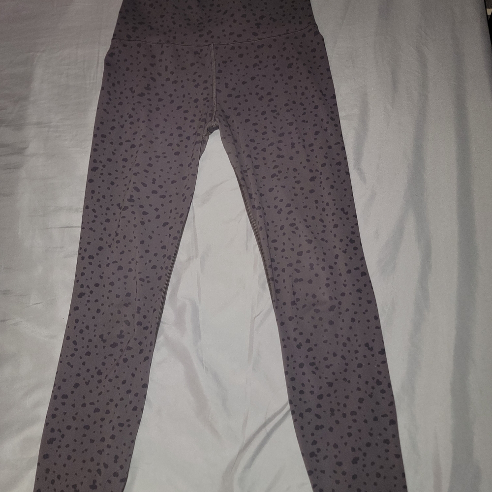 Vuori Gray Polka Dot Leggings